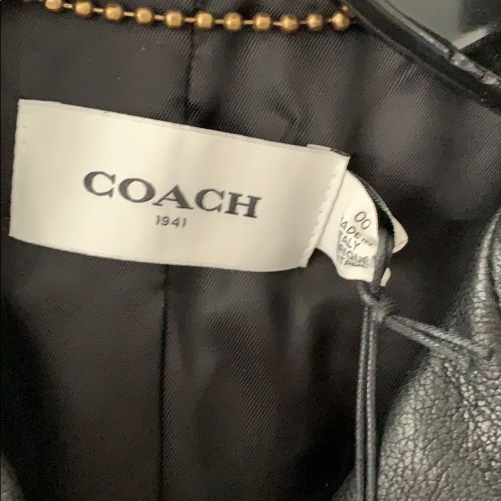 Black Rivet Coat - Picture 4 of 8